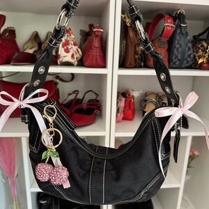 Black SoHo Hobo Small Bag 🎀🖤